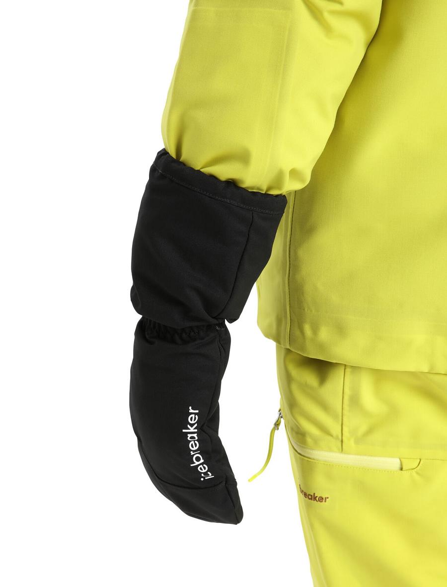 Icebreaker Unisex MerinoLoft™ Mittens Férfi Kesztyű Fekete | HU 1052RVDW